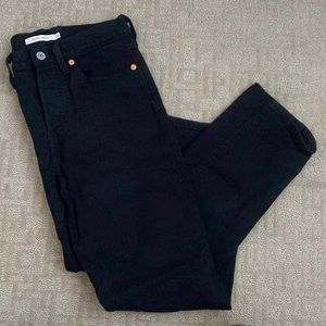 Levi size 25 black jeans